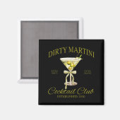 Schmutziger Junggesellinnenabschied Martini Schwan Magnet (Vorderseite/Rückseite)