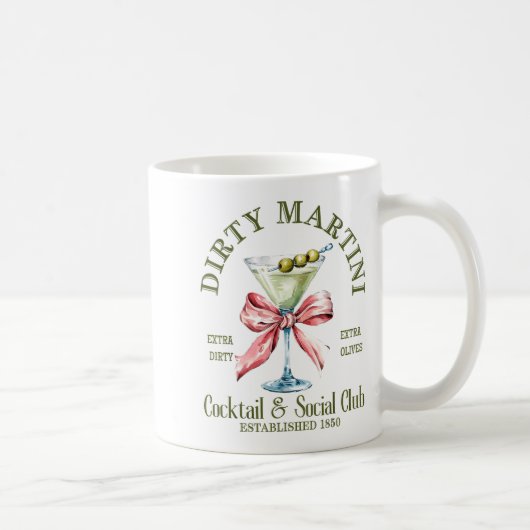 Schmutziger Junggesellinnenabschied Martini Tail C Kaffeetasse (Rechts)