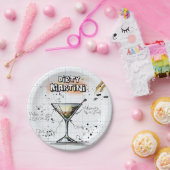Schmutziger Martini Pappteller (Party)