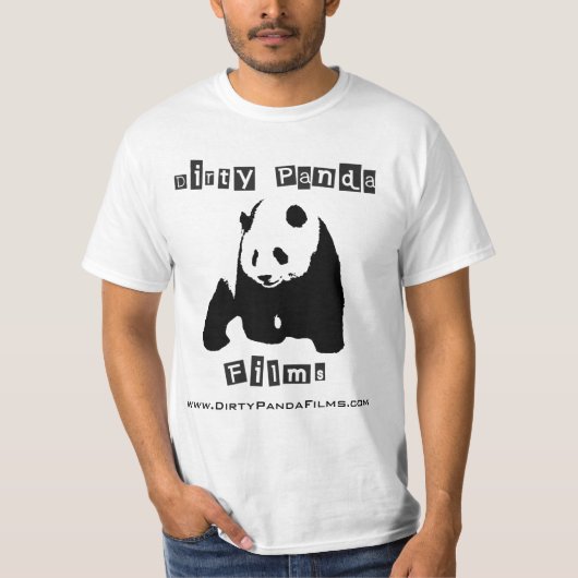 Schmutziger Panda filmt generischen T - Shirt (Vorderseite)
