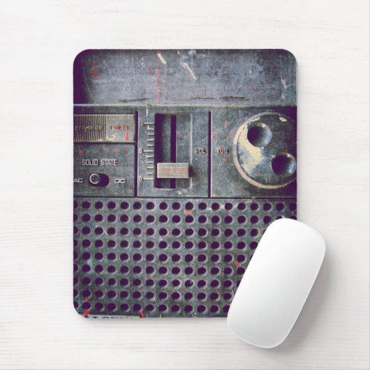 Schmutziger Radio Mousepad (Mit Mouse)