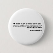 Schmutziger reicher Mitt Button (Vorderseite)