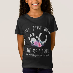 Schmutziger Reitstall und Hundeschlitten Funny Hor T-Shirt