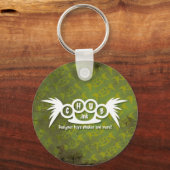 schmutziger Schlüsselanhänger (Vorderseite)