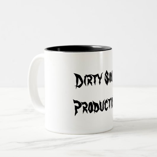 Schmutziger Süden, Productionz Zweifarbige Tasse (Vorderseite Links)