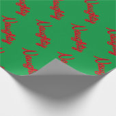 schmutziger Text Geschenkpapier (Ecke)