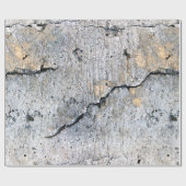 Schmutziger u. gebrochener Beton Geschenkpapier (Flach)