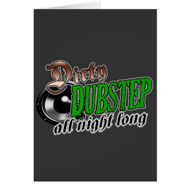 SCHMUTZIGES DUBSTEP die ganze Nacht lang (Vorne)