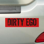 SCHMUTZIGES EGO AUTOAUFKLEBER (Auf Auto)