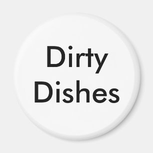 Schmutziges Geschirr Magnet