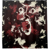 schmutziges Gesicht Duschvorhang (Vorderseite)