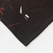 schmutziges Gesicht Fleecedecke (Ecke)