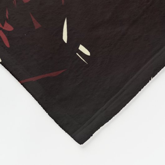 schmutziges Gesicht Fleecedecke (Ecke)