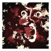 schmutziges Gesicht Fotodruck (Vorne)