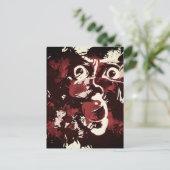 schmutziges Gesicht Postkarte (Stehend Vorderseite)