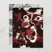 schmutziges Gesicht Postkarte (Vorne/Hinten)