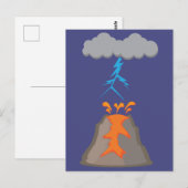 Schmutziges Gewitter Postkarte (Vorne/Hinten)