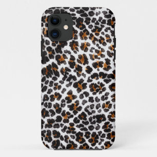 schmutziges Grunge Leopardenblatt iPhone 11 Hülle