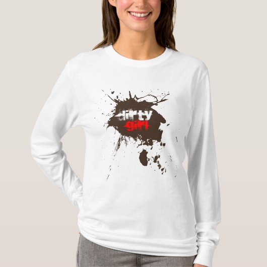 Schmutziges Mädchen extremes Mudder T-Shirt (Vorderseite)
