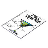 Schmutziges Martini-Cocktail-Rezept Notizblock (Linke Seite)