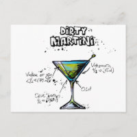 Schmutziges Martini-Cocktail-Rezept