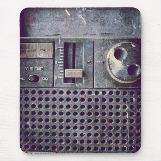 Schmutziges Radio Mousepad (Vorne)