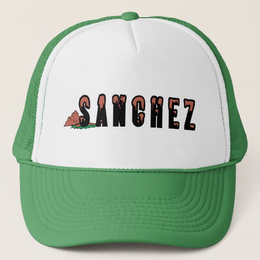 schmutziges Sanchez Truckerkappe (Vorderseite)