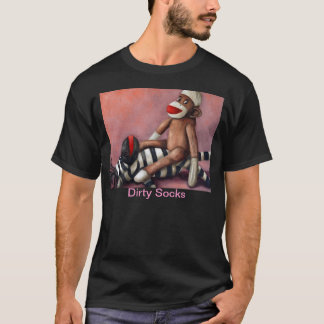 Schmutziges Spielen der Socken-3 schmutzig T-Shirt