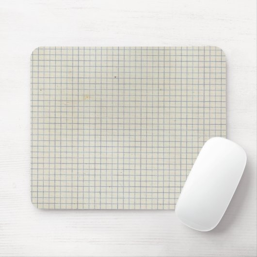 Schmutziges Zeichenpapier mit Maßeinteilung Mousepad (Mit Mouse)