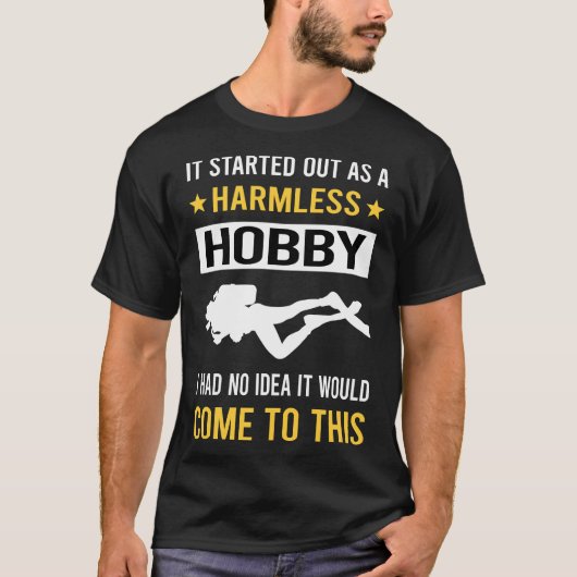Schmutzloses Hobby-Tauchen T-Shirt (Vorderseite)