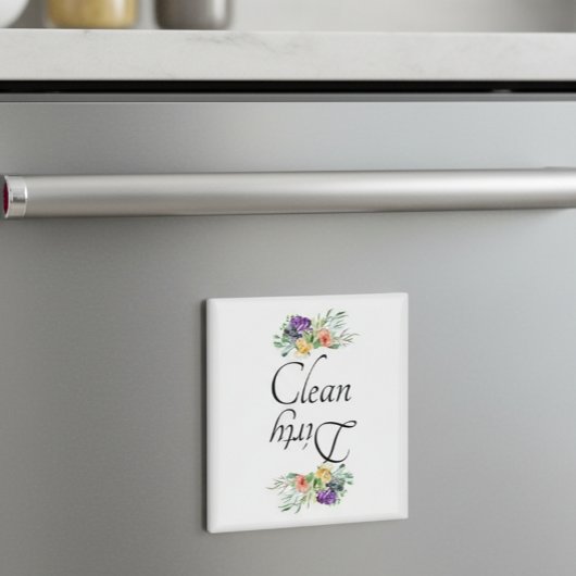 Schmutzmagnet Geschirrspüler Magnet Blumen Blumen