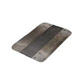 Schmutzmetallhintergrund Badematte (Schrägansicht)