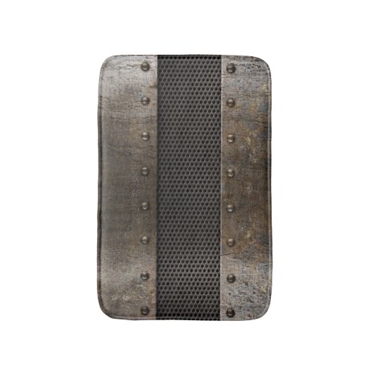 Schmutzmetallhintergrund Badematte (Vorderseite Vertikal)