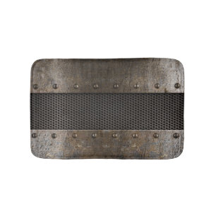 Schmutzmetallhintergrund Badematte
