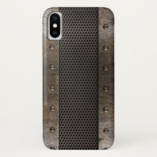 Schmutzmetallhintergrund Case-Mate iPhone Hülle (Rückseite)