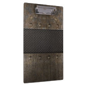 Schmutzmetallhintergrund Klemmbrett (Rechts)