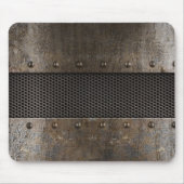 Schmutzmetallhintergrund Mousepad (Vorne)