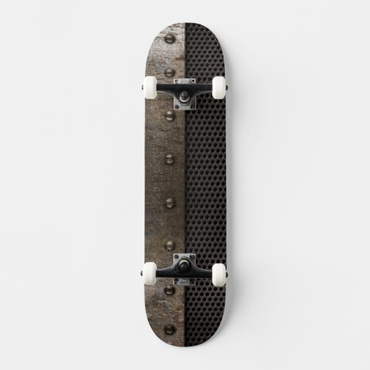 Schmutzmetallhintergrund Skateboard (Vorderseite)