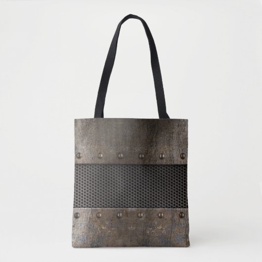 Schmutzmetallhintergrund Tasche (Vorderseite)
