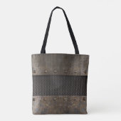 Schmutzmetallhintergrund Tasche (Rückseite)