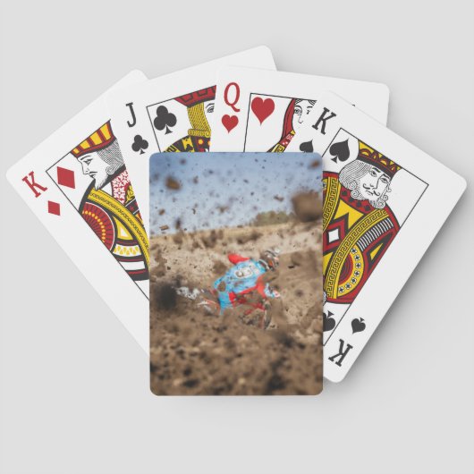 Schmutzradfahrerschmutz Spielkarten (Rückseite)