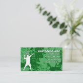 Schmutztennis Visitenkarte (Stehend Vorderseite)