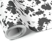 Schmutztextur oder Abstrakter Spatter Geschenkpapier (Rolleneckpunkt)