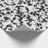 Schmutztextur oder Abstrakter Spatter Geschenkpapier (Ecke)