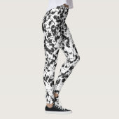 Schmutztextur oder Abstrakter Spatter Leggings (Rechts)