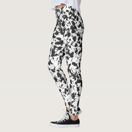 Schmutztextur oder Abstrakter Spatter Leggings (Links)