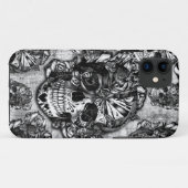 Schmutzzuckerschädelmuster Case-Mate iPhone Hülle (Rückseite (Horizontal))