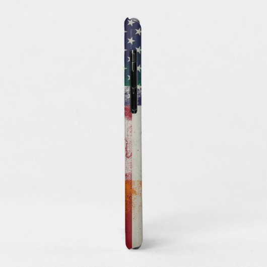 Schnabelfarbe| Irish American Flag Case-Mate iPhone Hülle (Hinten/Links)