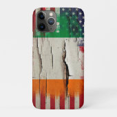 Schnabelfarbe| Irish American Flag Case-Mate iPhone Hülle (Rückseite)