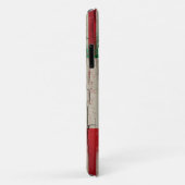 Schnabelfarbe| Italienische Flagge Case-Mate iPhone Hülle (Hinten/Rechts)